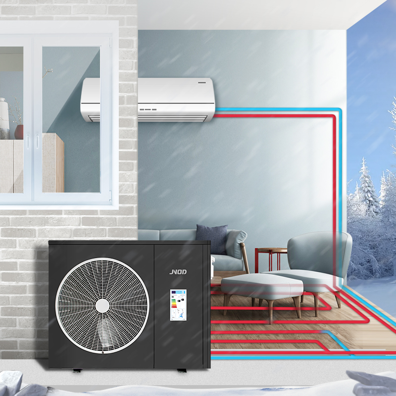 Luftstrom-Monoblock-Wärmepumpe für industrielle Heizung und Kühlung