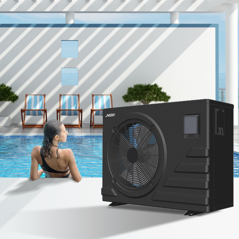 Installieren Sie eine kommerzielle Schwimmbad-Wärmepumpe für die Villa-Familie